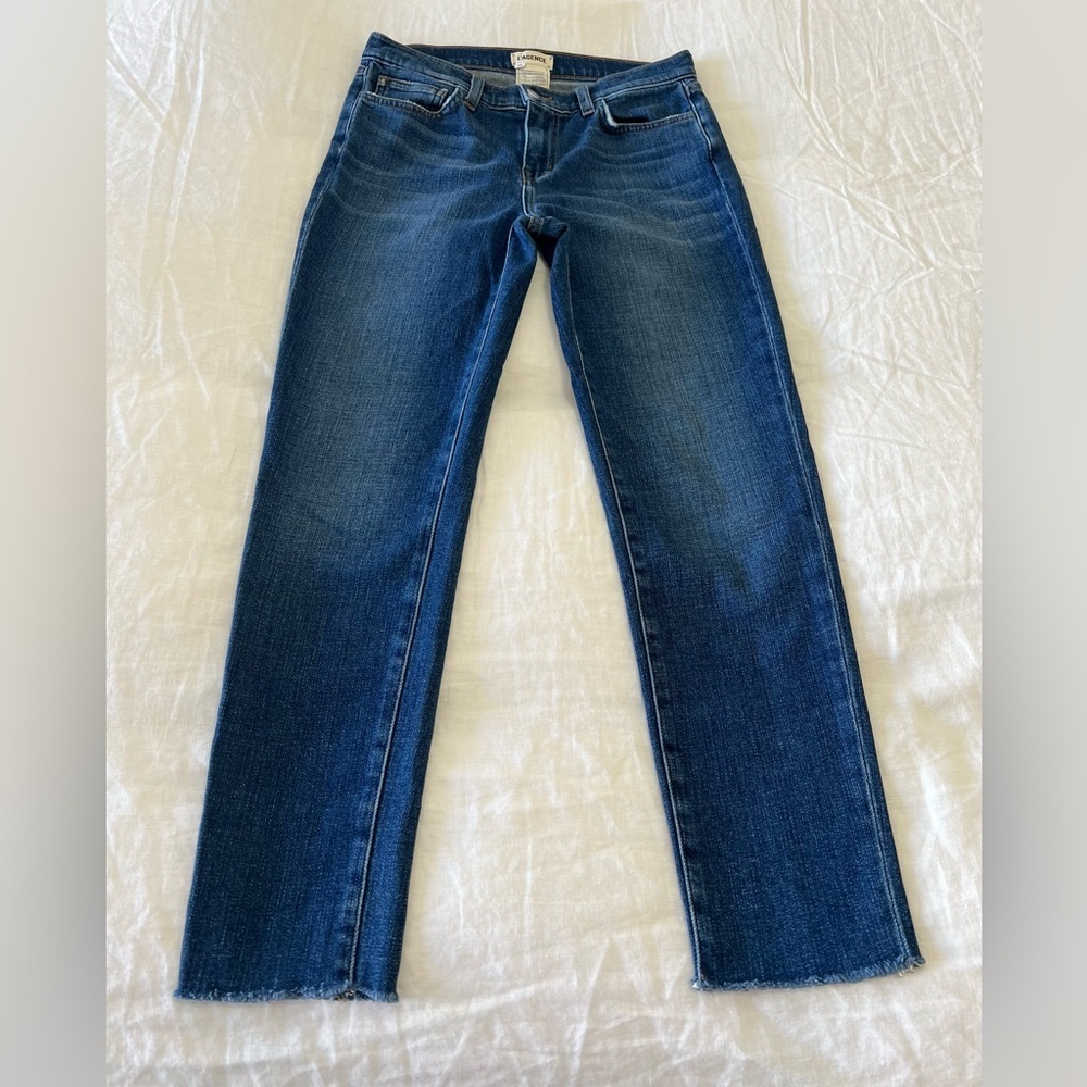 L'Agence | SZ 26 | Marcelle French Slim Fit Jean | Authentique | Raw Hem